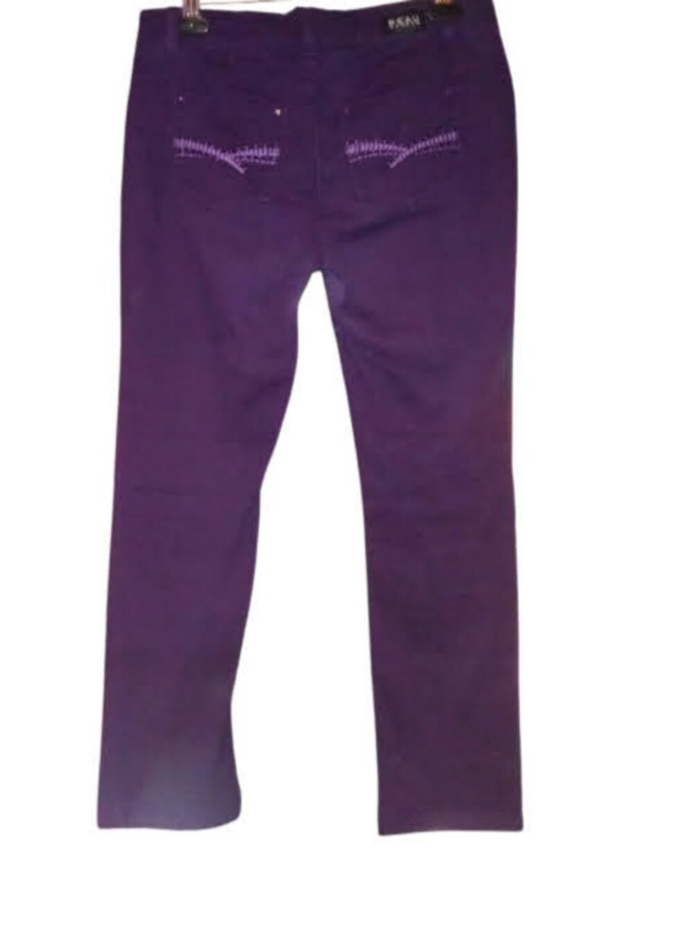 Beau Dawson Purple Jeans Sz 8P Mid‑Rise Straight
